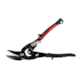 WAART Nożyce do blachy 250 mm, CR-MO, czerwone-lewe, heavy duty