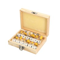 Zestaw frezów stolarskich szybkotnących, trzpień 6 mm, 12 szt. DREL