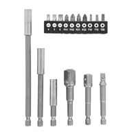 Zestaw uchwytów, adapterów i końcówek 16 szt. DREL