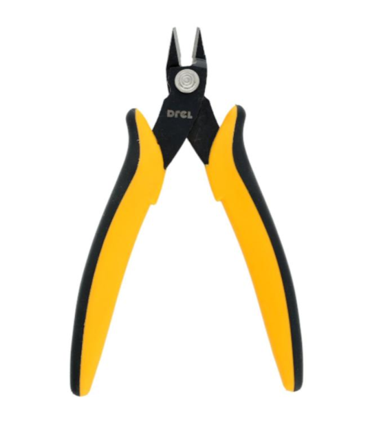 Szczypce tnące boczne , 130 mm , precyzyjne DREL