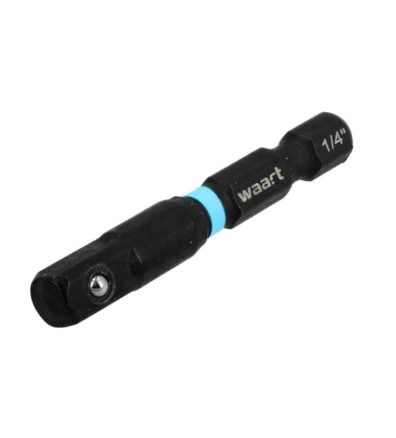 WAART Adapter udarowy 1/4  hex na 1/4  kwadrat