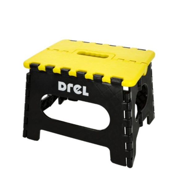 Stołek składany 150 kg, plastikowy DREL