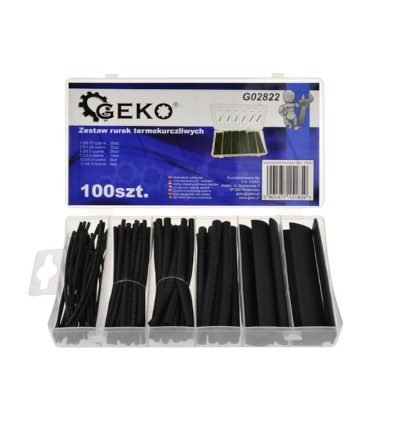 Zestaw rurek termokurczliwych 100szt
