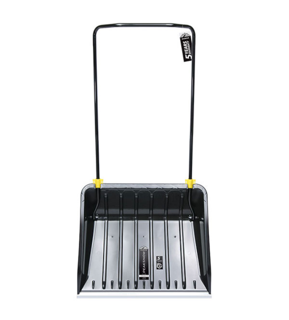 Łopata-zgarniacz pług śnieżny z wiertnikiem ILSM600 Snow Mover - czarny