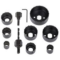 Zestaw wycinarek do otworów w drewnie 19-64mm 11szt DIAMANTO