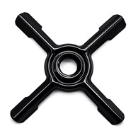 Podstawka na gaz emaliowana - czarna