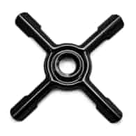 Podstawka na gaz emaliowana - czarna