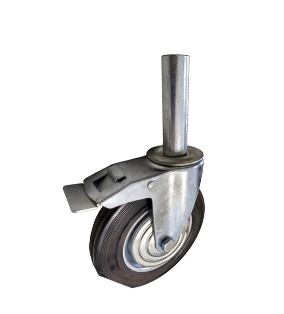 Kółko do rusztowań obrotowe z hamulcem 160 mm DIAMANTO