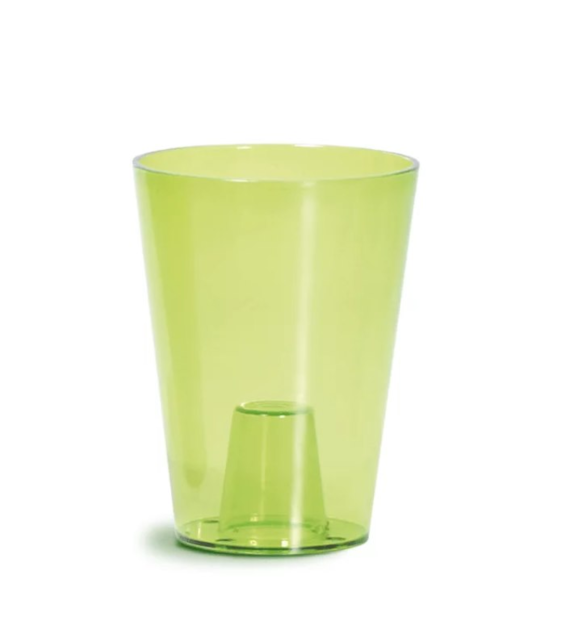 Doniczka DUS130P Coubi Orchid - transparentny zielony