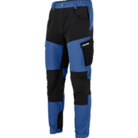 Spodnie z elementami stretch niebiesko - czarne   L  LAHTI PRO, CE