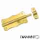 Zasuwka uniwersalna złota 100mm DIAMANTO