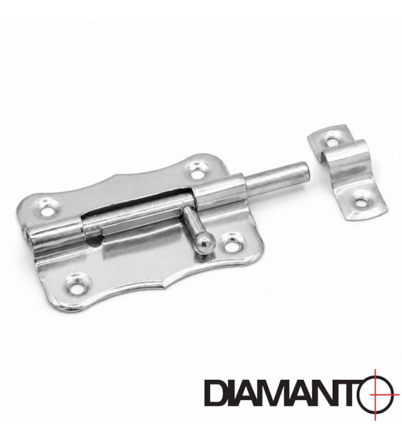 Zasuwka uniwersalna srebrna 85mm DIAMANTO