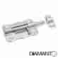 Zasuwka uniwersalna srebrna 85mm DIAMANTO