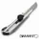 Nóż do tapet 18mm skręcany metalowy korpus DIAMANTO