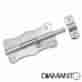 Zasuwka uniwersalna srebrna 100mm DIAMANTO