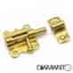 Zasuwka uniwersalna złota 40mm DIAMANTO