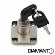 Zamek meblowy 38mm DIAMANTO