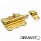 Zasuwka uniwersalna złota 60mm DIAMANTO