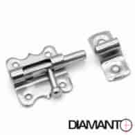 Zasuwka uniwersalna srebrna 30mm DIAMANTO