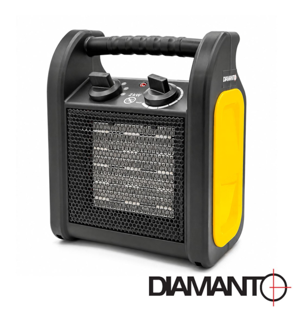 Nagrzewnica elektryczna  2KW (kwadrat) DIAMANTO