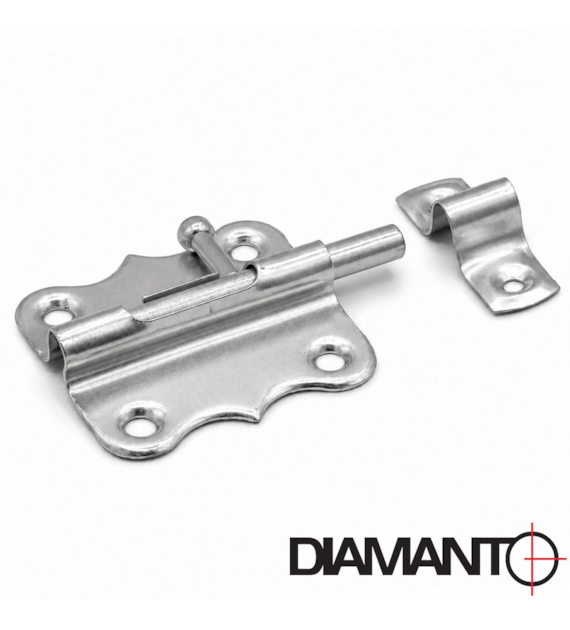 Zasuwka uniwersalna srebrna 60mm DIAMANTO