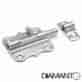 Zasuwka uniwersalna srebrna 60mm DIAMANTO