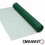Siatka zgrzewana PCV, oczko 16x16 mm, drut 1,2 mm, 5 m x 1 m DIAMANTO