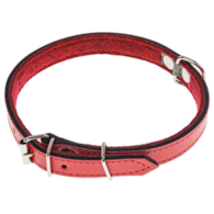 Obroża skóra 1,8 x 50cm czerwona