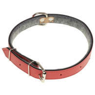 Obroża skóra 3,0 x 70cm czerwona