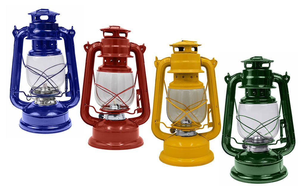 Lampa naftowa 28 cm - kolor mix DIAMANTO