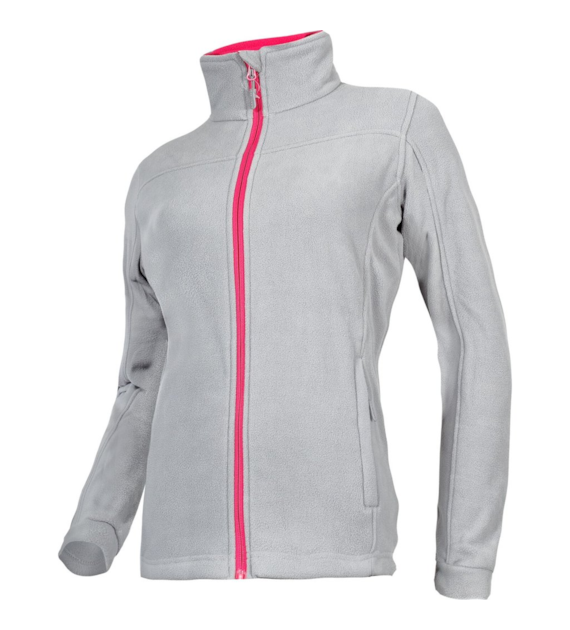 Bluza polarowa szaro - różowa  M  DAMSKA, LAHTI PRO, CE