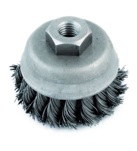 Szczotka /KRAJ/ doczołowa M14 splot  80mm