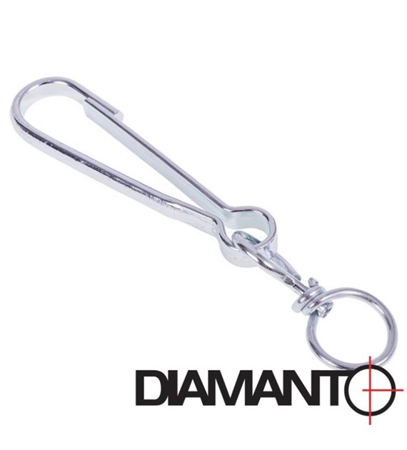 Spinacz z okrętką 110mm DIAMANTO