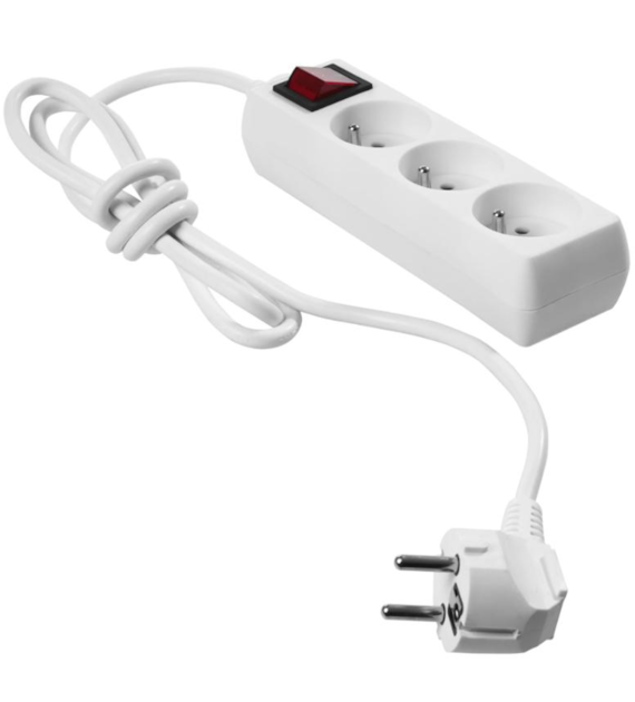 Przedłużacz elektryczny z wyłącznikiem 3G Z/U 5m (PS-370WS/5,0)