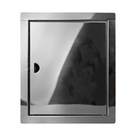 Drzwiczki rewizyjne nierdzewne zatrzask 20x30cm (wew. 15x25)