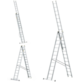 Drabina 3-elementowa aluminiowa 3x13 szczebli 150kg