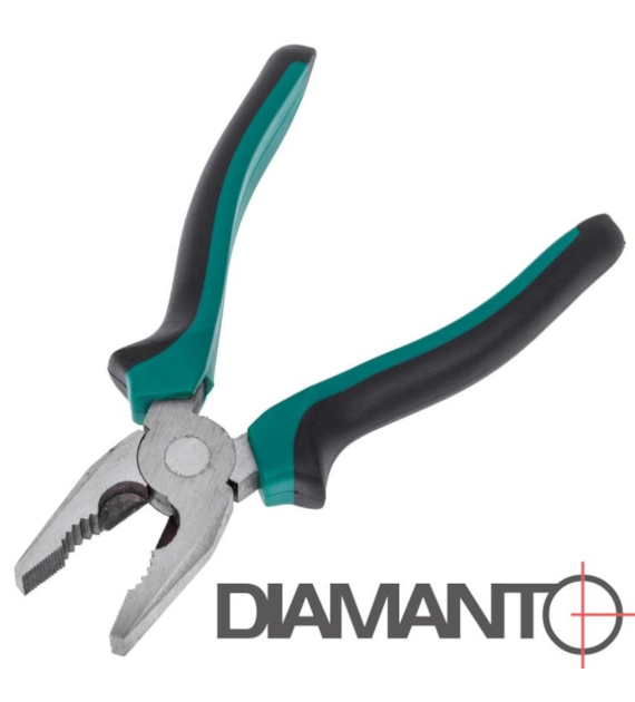 Szczypce uniwersalne TUV 180mm DIAMANTO