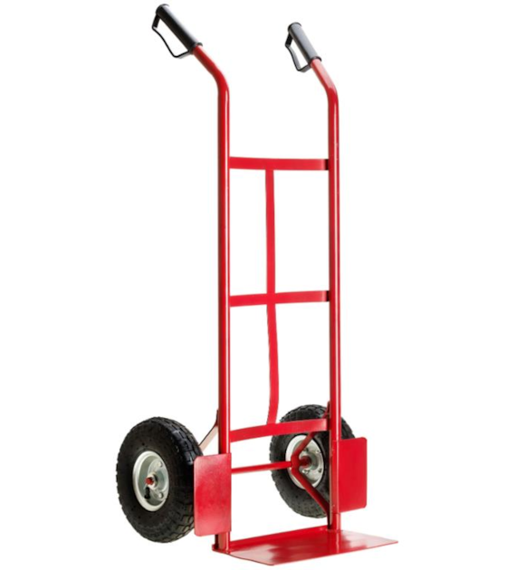 Wózek towarowy, udźwig 250 kg, 2 kołowy