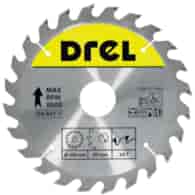 Piła tarczowa DREL CV do drewna ze spiekiem 160 x 30 mm 24T