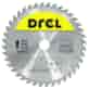 Piła tarczowa DREL CV do drewna ze spiekiem 250 x 30 mm 40T