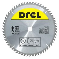 Piła tarczowa DREL CV do drewna ze spiekiem 350 x 30 mm 60T