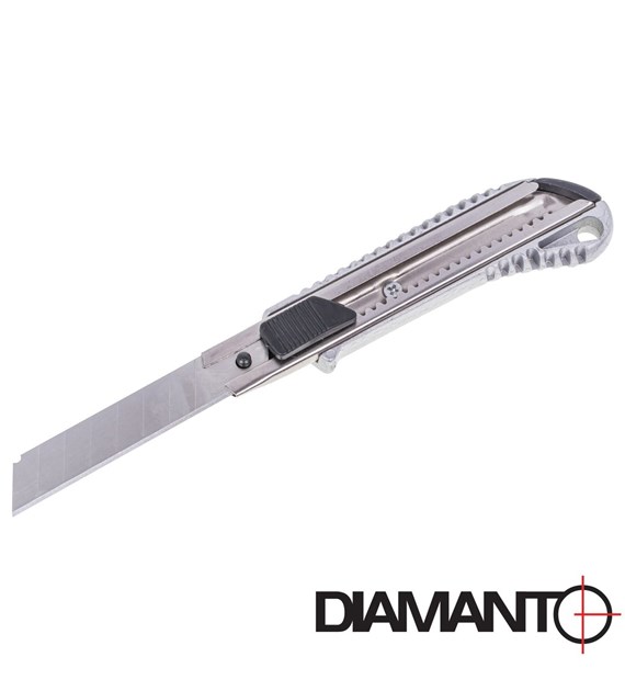 Nóż do tapet 18mm metalowy korpus DIAMANTO