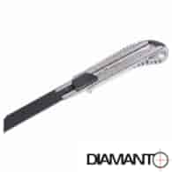 Nóż do tapet 18mm metalowy korpus, czarne ostrze DIAMANTO