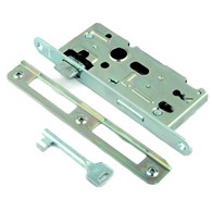 Zamek drzwiowy wpuszczany HOBES 72/40 klucz