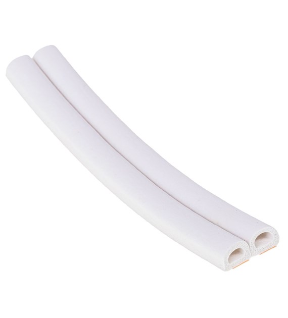 Uszczelka PROFIL  D  9x7,4mm biała 100M DIAMANTO