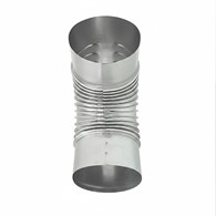 Kolanko piecowe czarne 100mm