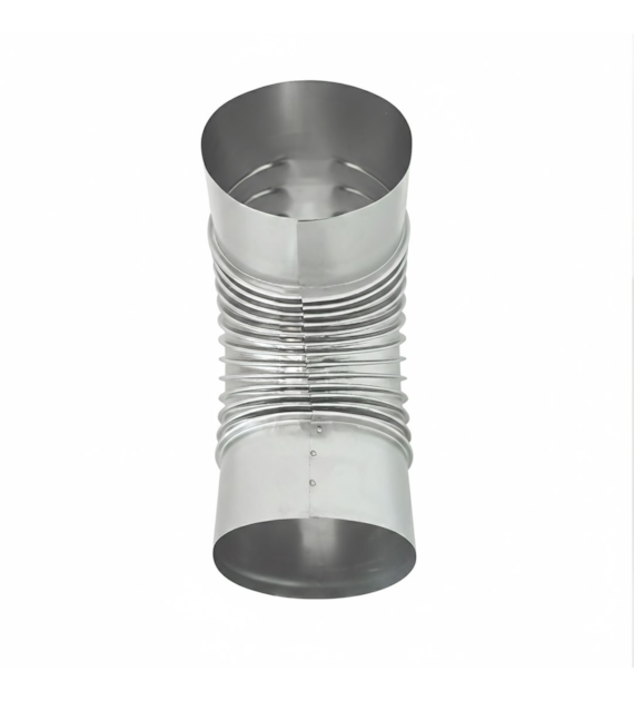 Kolanko piecowe czarne 100mm