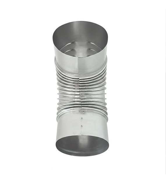 Kolanko piecowe czarne 110mm