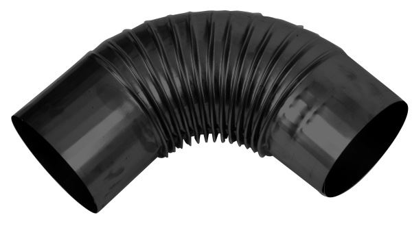 Kolanko piecowe czarne 120