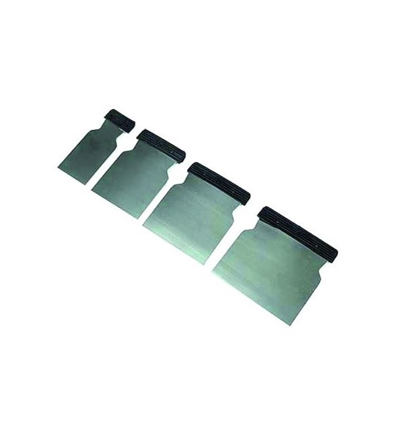 Szpachelki Japonki nierdzewne 4-sztukowe